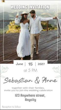 wedding invitation