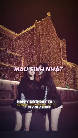 MẪU SINH NHẬT