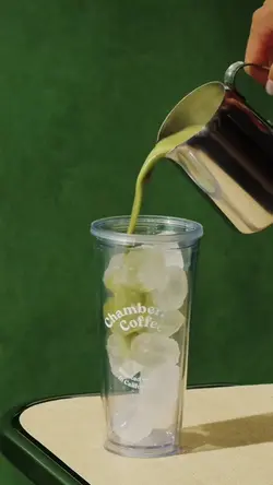 making a drink