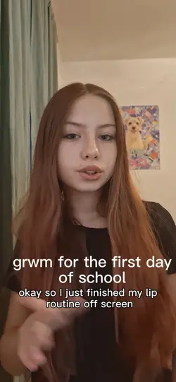 grwm first dayyy