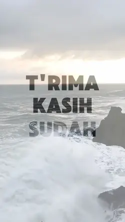T'rima kasih sudah
