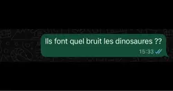 Le bruit des dino 🦧