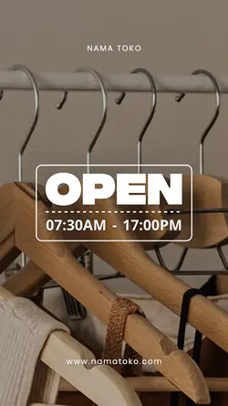 we are open