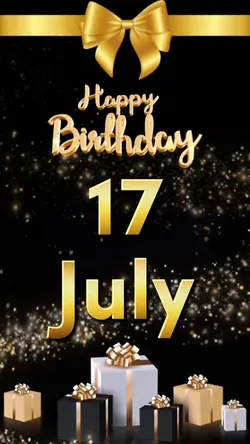 Birthday 17 july