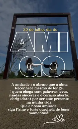 dia do amigo