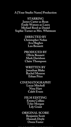 movie outro