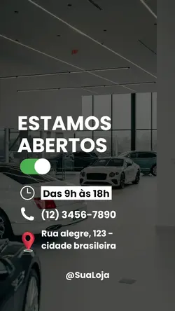 ESTAMOS ABERTOS 