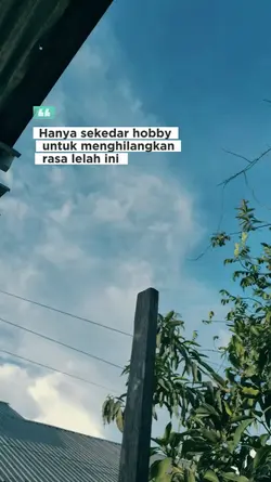 hanya sekedar hobby