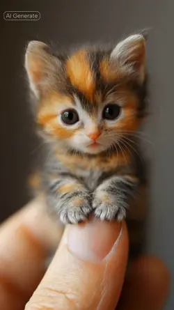Cute cat singing AI