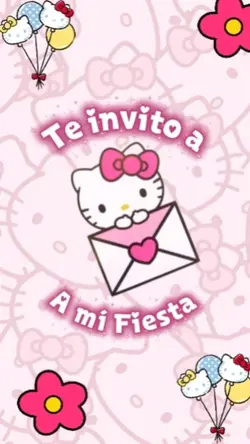 invitación Kitty