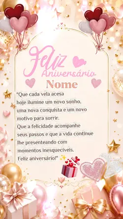 Feliz aniversário 