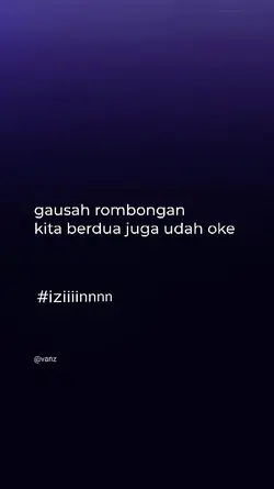 gausah rombongan