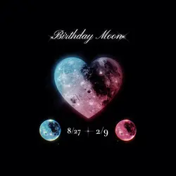 BIRTHDAY moon 2色