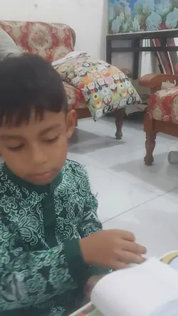 emaknya yang belajar