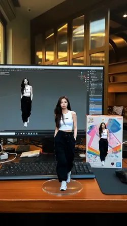 miniatur Ai langsung