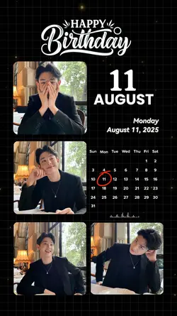 11 AUGUST BIRTHDAY