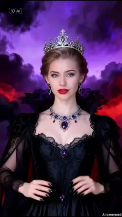 dark purple and red