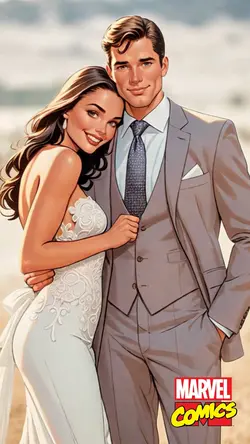 Couple cartoon