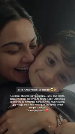 aniversário sobrinho