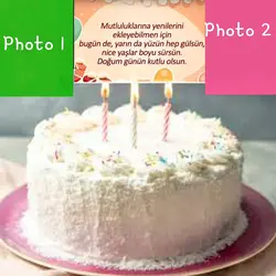 Doğum günü şablon