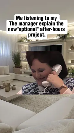 Listening to manager