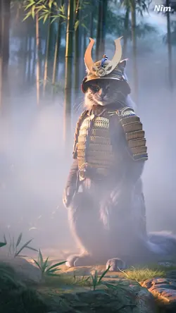Samurai Cat 