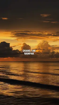orang tak nampak