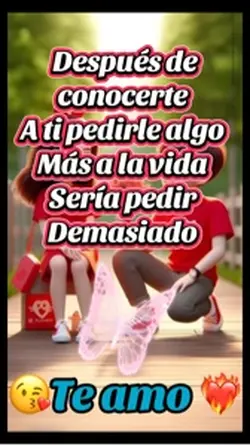 Te amo amor mío 
