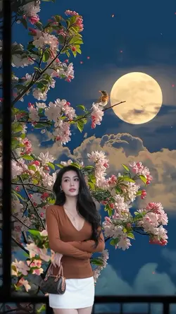 full moon view 