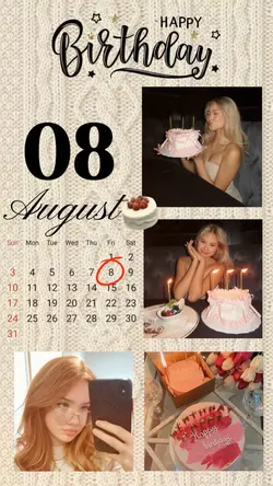 BIRTHDAY 08 AUGUST