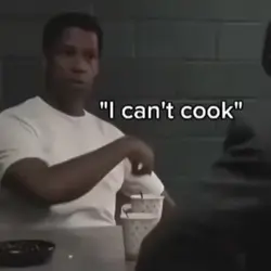 I can't cook