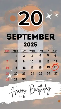 HBD 20 September