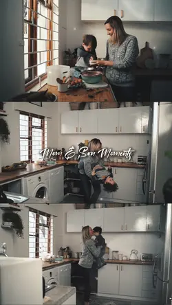 mom and son moments