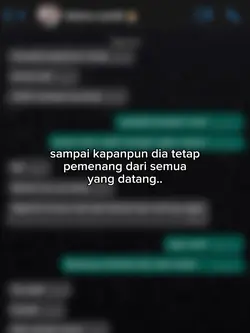 dia pemenangnya 