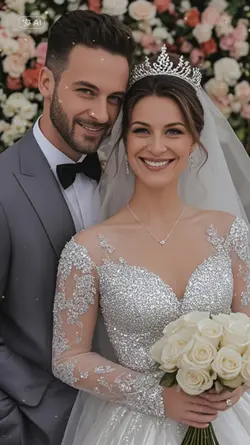 Engaged couple