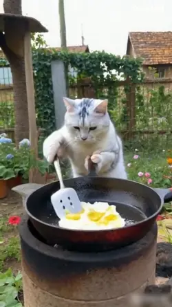 funny Ai cat video 