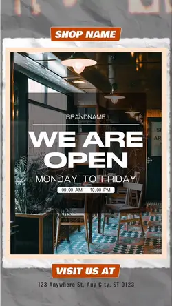 We Are Open