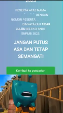 snbt tidak lolos