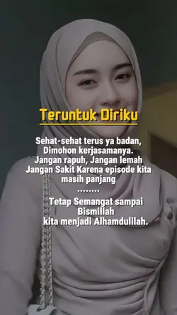 teruntuk diriku 