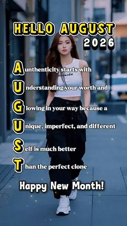 Hello August 2026