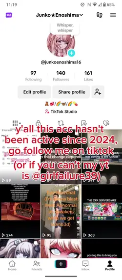 move to TikTok/Yt
