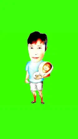 papa squid game meme