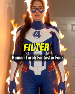 Filter human torch