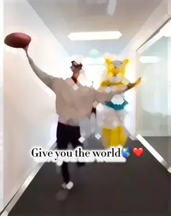 Give you the world🌎❤️