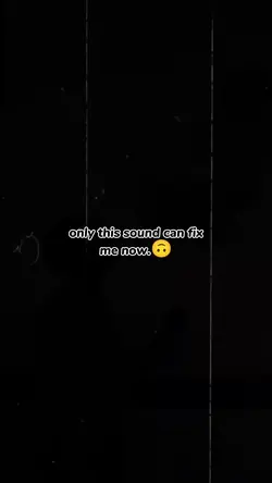 only this sound.