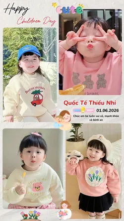 Mẫu Chúc Em Bé 1/6