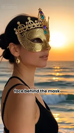 Face behind Mask