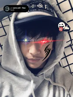 stiker mata geser 