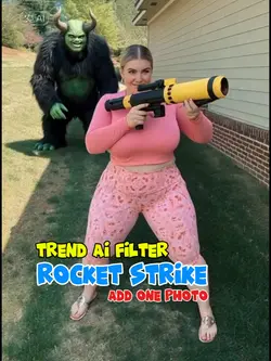 Rocket strike