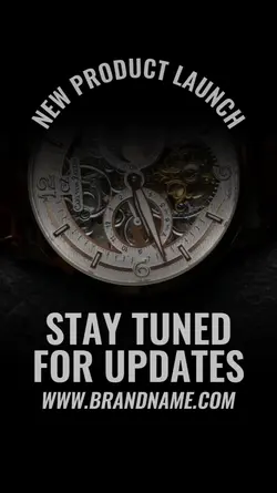 Elevate Your Style With The Upcoming New Watch Model! New Product Launch! 